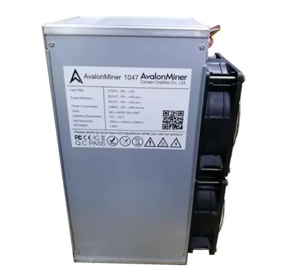 Microprocesador de 190 de x 190 x de 292m m Canaan Avalonminer 1047 37t 37th/S 16nm